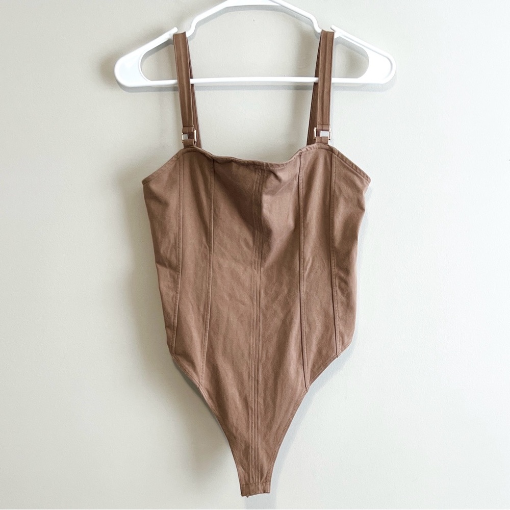H&M Corset-Style Tank Bodysuit